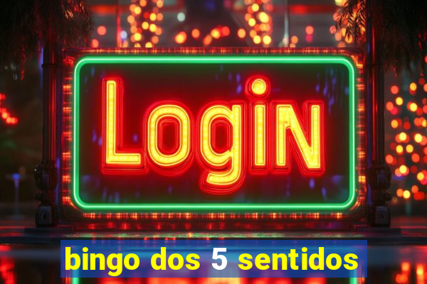 bingo dos 5 sentidos